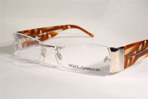 dolce gabbana damen brille|dolce and gabbana rimless glasses.